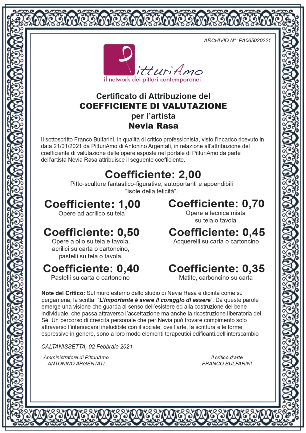 Coeficente dartista